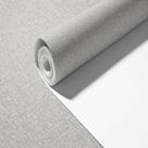 Papel de Parede Importado Textura Linho Fundo Envelhecido com Trama em Cinza Escuro Vinílico VT18 - Rolo de 10 metros Papel de Parede Importado Textura Linho Fundo Envelhecido com Trama em Cinza Escuro Vinílico VT18 - Rolo de 10 metros
