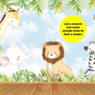 Papel De Parede Infantil Animais Safari 1m² Papel De Parede Infantil Animais Safari 1m²