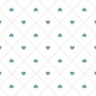 Papel de Parede Infantil Coração 2,70x0,57m