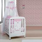 Papel de Parede Infantil Corações com Asas