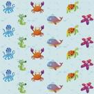 Papel De Parede Infantil Fundo Do Mar Colorido