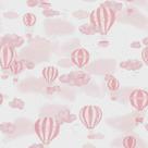Papel de Parede Infantil Sonhos Bobinex 4247 - Balões, Céu e Nuvens em Rosa e Bege Rolo 10m