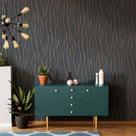 Papel de Parede Ivy Moderno Preto 681350