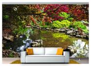 Papel De Parede Jardim Japonês Árvore 3D Jjp25