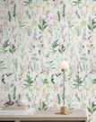 Papel de parede JiffDiff Floral Peel and Stick 236 cm x 17,3 cm
