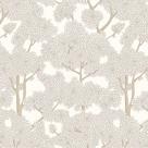 Papel de parede JiffDiff Peel & Stick Tree Design 44x305 cm Creme