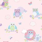 Papel de Parede Just 4 Kids Corujinhas G56036 - Rolo: 10m x 0,52m