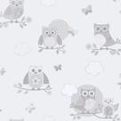 Papel de Parede Just 4 Kids Corujinhas G56503 - Rolo: 10m x 0,52m