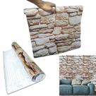 Papel de Parede Kit com 5 Adesivo Tijolo Canjiquinha Pedra Lavavel