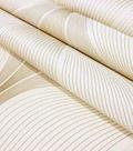 Papel De Parede Linhas Onduladas - Lavável (bege Claro)