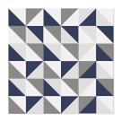 Papel de Parede Listrado Arabesco Moderno Contact 10 Metros - Gran Veneza Azul