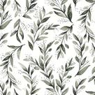 Papel de parede Livebor Olive Leaf Peel and Stick 45cm x 10m