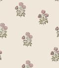 Papel de parede LUKUUI Bege Floral Vintage Rose 2,2m² Peel and Stick