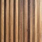 Papel De Parede Madeira Carvalho Ripada 1M lavável Para Sala Quarto