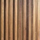 Papel De Parede Madeira Carvalho Ripada 2,50M lavável Para Sala Quarto