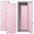 Papel de parede magnético Konohan, 2 peças, xadrez de 30,5 x 91,5 cm
