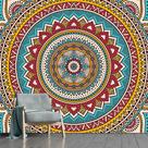 Papel de Parede Mandala Decorativa Sala Adesivo - 282pcm