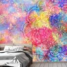 Papel de Parede Mandala Decorativa Sala Adesivo - 284pcm