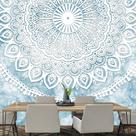 Papel de Parede Mandala Decorativa Sala Adesivo - 286pcm Papel de Parede Mandala Decorativa Sala Adesivo - 286pcm