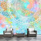 Papel de Parede Mandala Decorativa Sala Painel - 290pcp