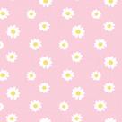 Papel de Parede Margaridas Infantil Adesivo 2,70x0,57m