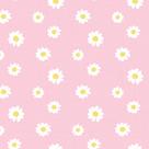 Papel de Parede Margaridas Infantil Adesivo 2,70x0,57m