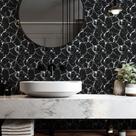 Papel de Parede Mármore Black