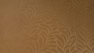 Papel de Parede Marrom e Dourado com Folhas Grandes