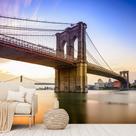 Papel de Parede New York Brooklyn Bridge Sala Painel - 414pcp Papel de Parede New York Brooklyn Bridge Sala Painel - 414pcp