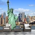 Papel de Parede New York Estátua da Liberdade Sala Painel - 413pcp