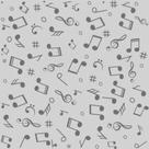 Papel De Parede Notas Musicais Cinza