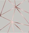 Papel de Parede para Quarto e Sala Geométrico Rose Silver 1 Metro Papel de Parede para Quarto e Sala Geométrico Rose Silver 1 Metro