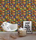 Papel De Parede Para Quarto E Sala lego coloridos