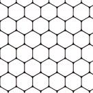 Papel de Parede Para Quartos E Sala Hexágono Geométrico 1 Metro