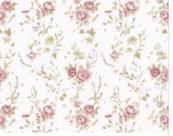 Papel De Parede Para Sala Quarto Floral Flores Em 3d Adesivo Lavável FL129