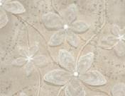 Papel De Parede Para Sala Quarto Floral Flores Em 3d Adesivo Lavável FL171