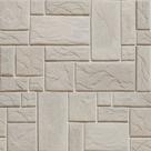 Papel De Parede Pedra Geométrica Cor Areia - 3,00x0,50m