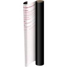 Papel de Parede Plástico Adesivo 45CM X 10M PVC Preto