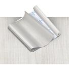 Papel de Parede Plástico Adesivo Madeira Pátina Branco 45CM X 10M