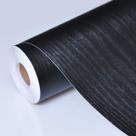 Papel de parede PracticalWS Black Wood Contact Paper 45 cm x 10 m Papel de parede PracticalWS Black Wood Contact Paper 45 cm x 10 m