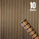 Papel de Parede PREMIUM 10m Autoadesivo 3D Madeira Ripado Sala Quarto Papel de Parede PREMIUM 10m Autoadesivo 3D Madeira Ripado Sala Quarto