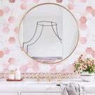 Papel de Parede Revestimento Azulejo Lavável Mármore Sakura