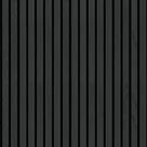 Papel de Parede Ripado de Madeira Fina Dark Sala 3m