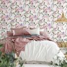Papel de Parede Sheilas Floral Rosa 47456