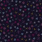Papel de Parede Temático Baby Linhas Formas Geométricas 2,5m