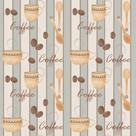 Papel De Parede Temático Cantinho Do Café - 2,50x0,50m Papel De Parede Temático Cantinho Do Café - 2,50x0,50m