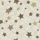 Papel de Parede Temático Estrelas Tons Pastéis e Beges 3,3m