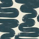 Papel de parede Tempaper x Bobby Berk Blue & Cream Wiggle Room