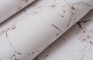 Papel de Parede Texturizado Floral Metalizado - PP403-1