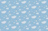 Papel de Parede Texturizado Infantil Céu Happy World (0,53m x 10m)